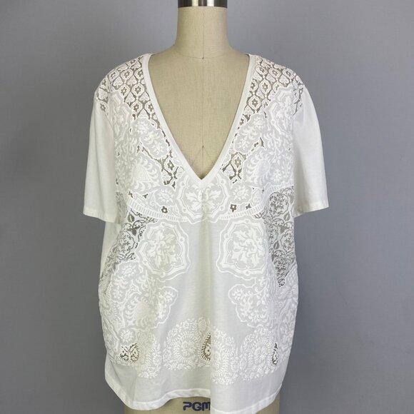 Zara Knit Burnout Top - Picture 5 of 6